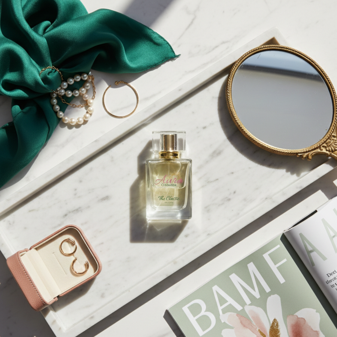The Classic – Floral Woody Musk Perfume for Women, 55ML,  25% Oil Concentration, Long Lasting up to 48 Hours