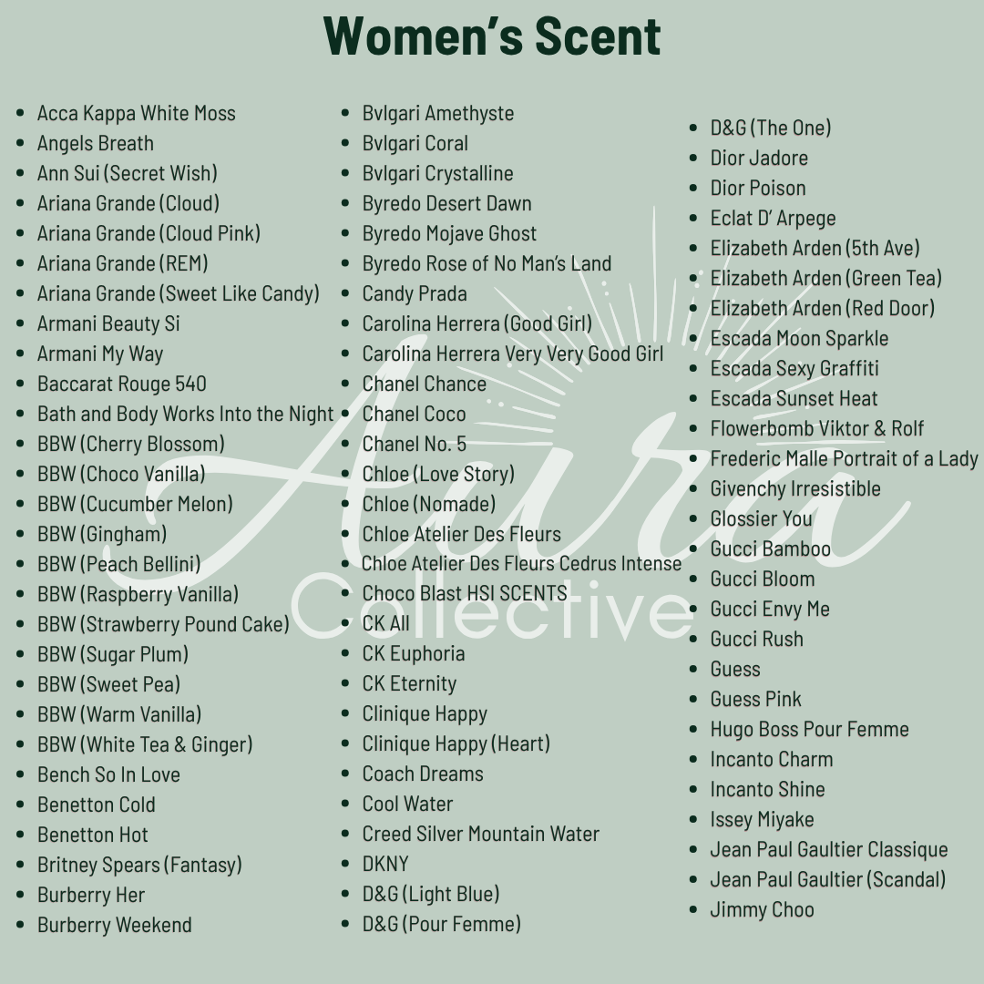 Aura Collective Signature Inspired Collection – Long-Lasting 30% Oil-Based Fragrance – 200+ Scents