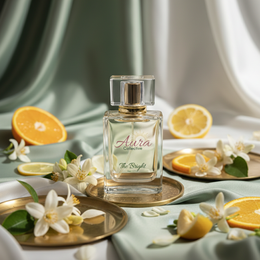 The Bright – Citrus Floral Perfume for Women, 55ML,  25% Oil Concentration, Long Lasting up to 48 Hours