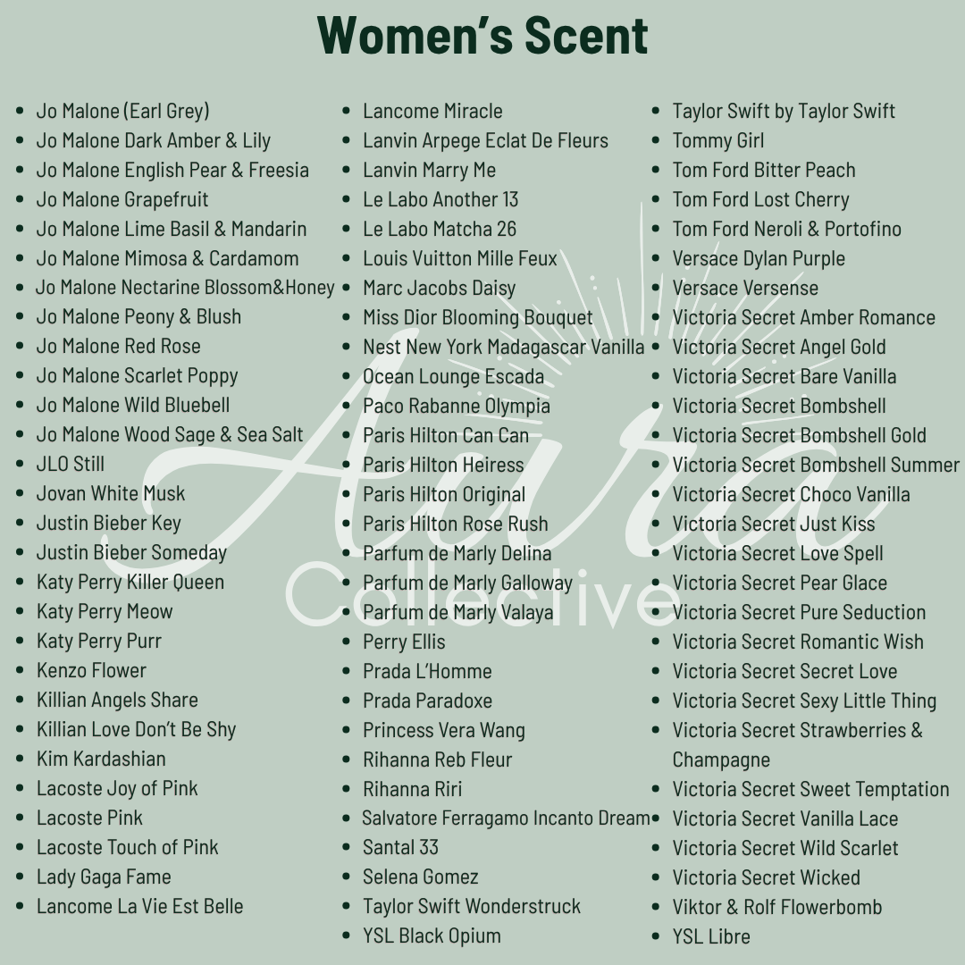 Aura Collective Signature Inspired Collection – Long-Lasting 30% Oil-Based Fragrance – 200+ Scents