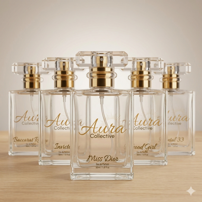 Aura Collective Signature Inspired Collection – Long-Lasting 30% Oil-Based Fragrance – 200+ Scents