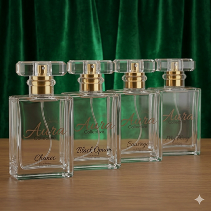 Aura Collective Signature Inspired Collection – Long-Lasting 30% Oil-Based Fragrance – 200+ Scents