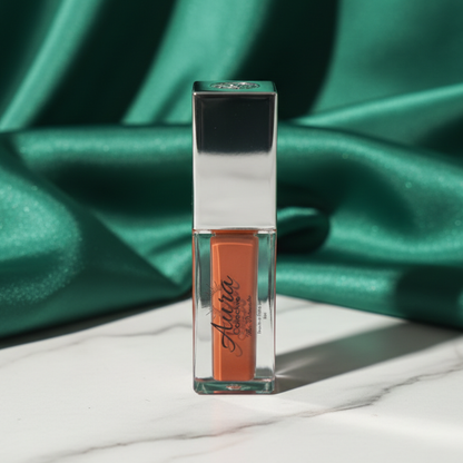 Aura Collective Powdery Matte Liptints – Lightweight Gel Matte Lip Tint with Mirror Cap (5ML, Long Lasting)