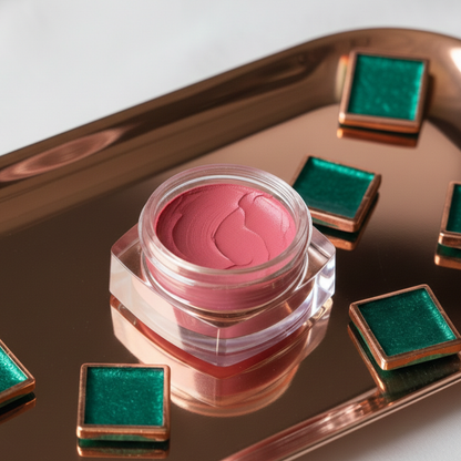 Aura Collective Clay Blush – Wax Based High Shine Blush, Lightweight & Super Pigmented (5G Long Lasting)