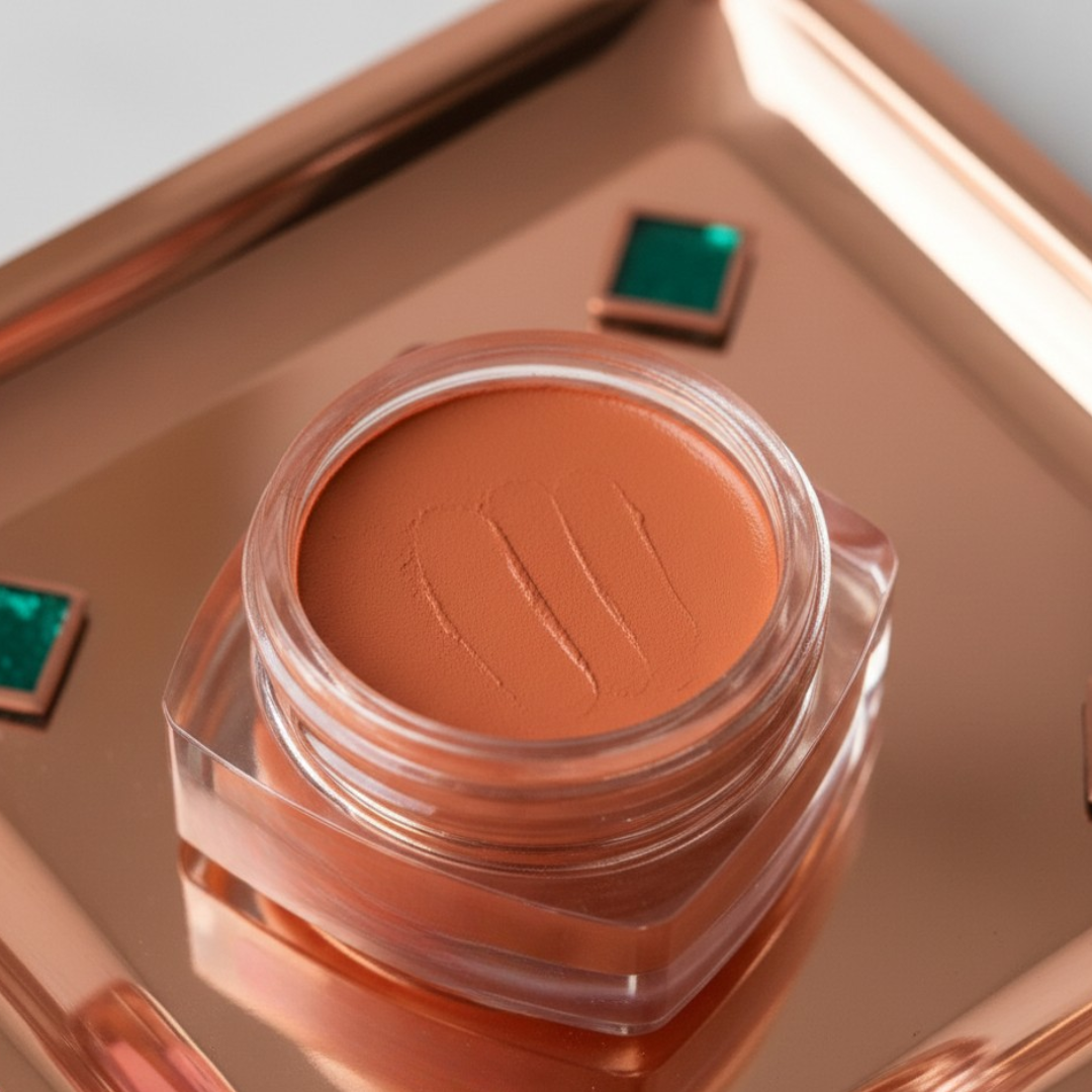 Aura Collective Clay Blush – Wax Based High Shine Blush, Lightweight & Super Pigmented (5G Long Lasting)